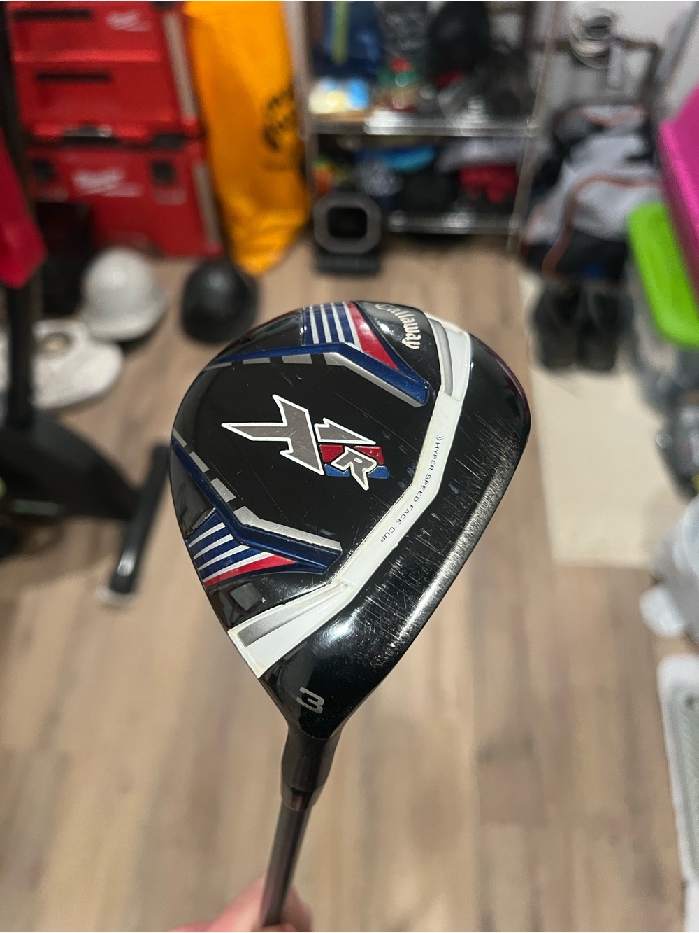 Callaway XR 3-Wood - Black, Blue, Red & White